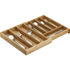 Expandable Bamboo Flatware Tray