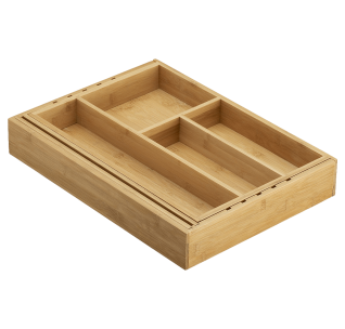 Expandable Bamboo Gadget Tray