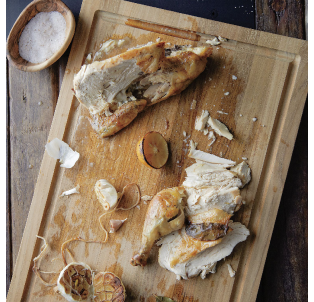 FSC Teak Rectangular Cutting Boards with Well
