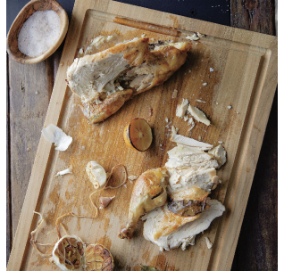 FSC Teak Rectangular Cutting Boards with Well