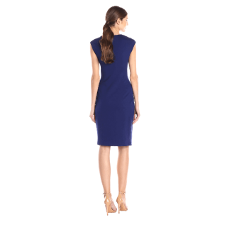 Anne Klein Women's Cap Ruffle Dress
