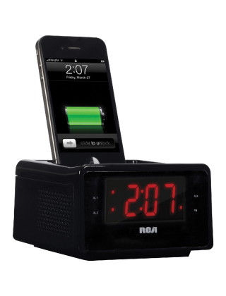 RCA Dual Alarm Clock iPod Charging Station