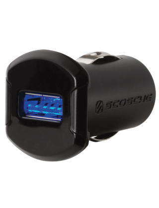 Scosche reVOLT 12W USB Car Charger with Illuminated USB Port