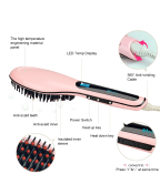 Apalus Brush Hair Straightener Detangling Hair Brush