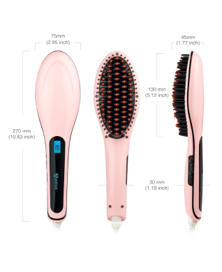 Apalus Brush Hair Straightener Detangling Hair Brush