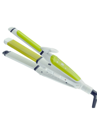 Hialstar 3 in 1 Hair Care Anion Straightening Irons Curler Plate
