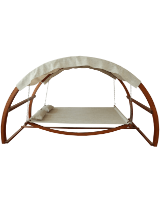 Leisure Season Swing Bed with Canopy
