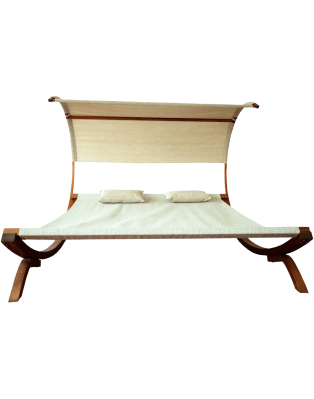 Leisure Season Sunbed with Canopy