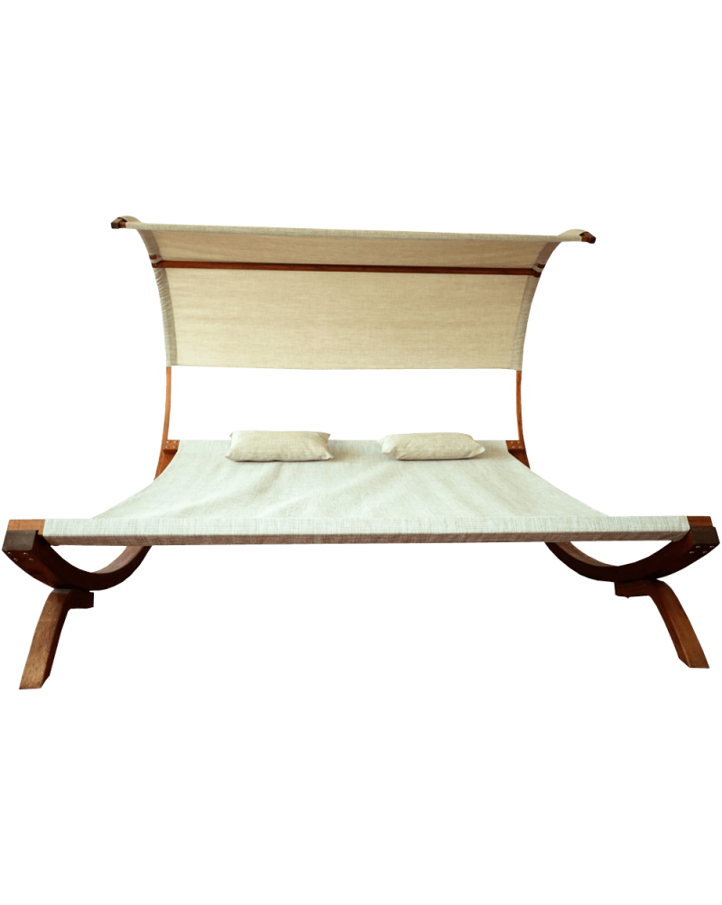 Leisure Season Sunbed with Canopy
