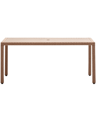Strathwood Griffen All-Weather Wicker and Resin Dining Table