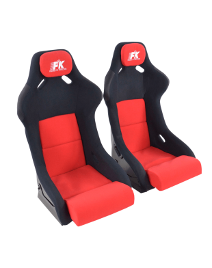 Sportseat Set Evolution Fabric Red