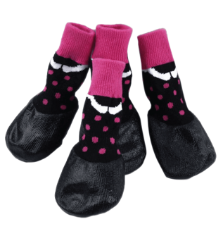 Black Water Proofing Dog Boots