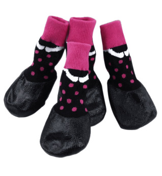 Black Water Proofing Dog Boots