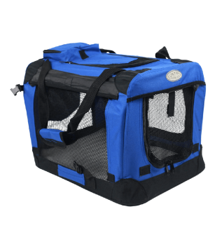 Easipet Fabric Pet Carrier, Medium,Blue 