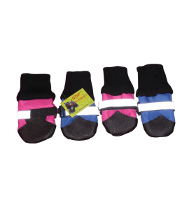 HDP Dog Boots Blue Set of 4 Medium 