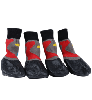 Black Water Proofing Dog Boots