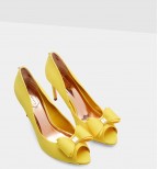 ALIFAIR Bow detail peep-toe courts
