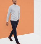 EXMOOR Micro print trousers