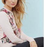 KARLIA Blossom Jacquard cardigan