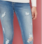 KIMLE Ripped skinny jeans
