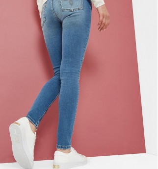 KIMLE Ripped skinny jeans