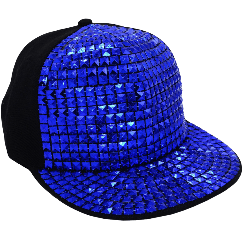 New Flat Hat Baseball Cap Hat Hip-hop Fashion Sequins 