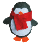 Handmade Stuffed Animals Penguins Felt Fleece Hanging Home Decor Gifts
