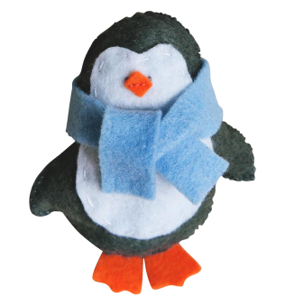 Handmade Stuffed Animals Penguins Felt Fleece Hanging Home Decor Gifts