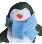 Handmade Stuffed Animals Penguins Felt Fleece Hanging Home Decor Gifts