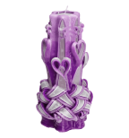 Large Handmade Paraffin Carved Candle