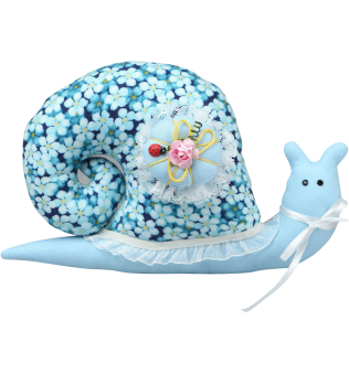 Soft handmade toy Snail unique creative original perfect marvelous
