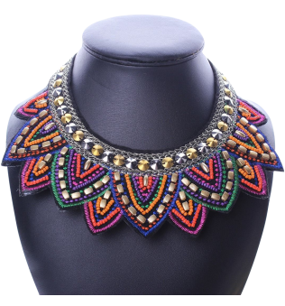 Tribal Jewelry Charm Bib Pendant Necklace New