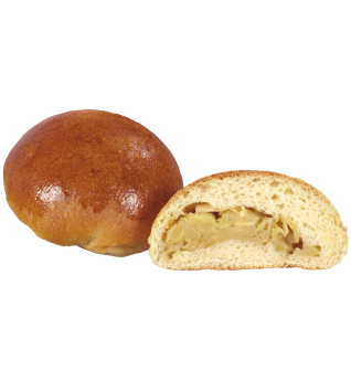 A patty with potatoes and meat 