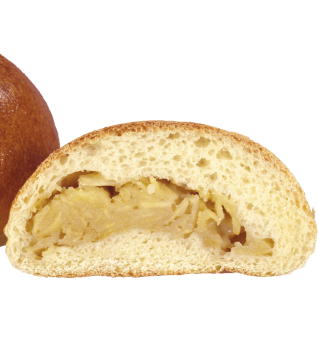 A patty with potatoes and meat 