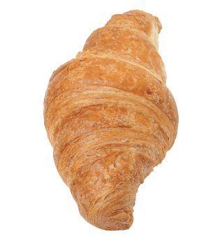 Croissant with cherries
