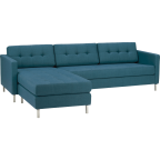 Ditto Ii Peacock Sectional Sofa