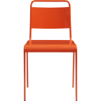 Lucinda Orange Stacking Chair