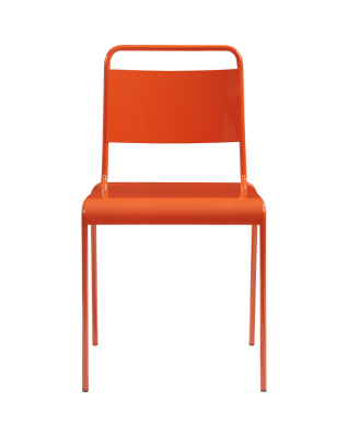 Lucinda Orange Stacking Chair