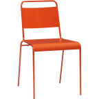 Lucinda Orange Stacking Chair