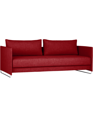 Tandom Red Sleeper Sofa