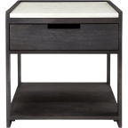 Tux Marble Top Nightstand