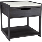 Tux Marble Top Nightstand