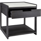 Tux Marble Top Nightstand