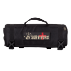 12 Survivors First Aid Rollup Kit Black