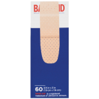 Band-Aid Brand Adhesive Bandages Plastic Strips Assorted 60 Count