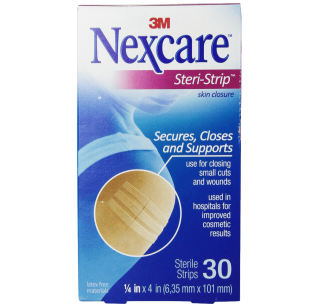 Nexcare Steri-Strip Skin Closure 1-4 X 4 Inches 30 Count 
