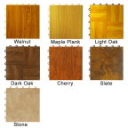 Greatmats Max Tile Laminate Floor Tile 10 Pack (Dark Oak)