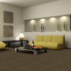 IncStores Carpet Loc Modular Carpet Top Flooring Snap Together Floor Tiles