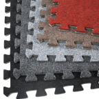 ncstores Eco Soft Carpet Foam Tiles Portable Trade Show Flooring, Exercise Mats & Light Duty Carpet Top Gym Flooring