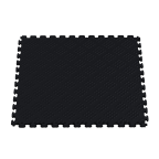 Norsk Stor NSMPRD6BLK Raised Diamond Multi Purpose PVC Flooring, Black, 6 Pack